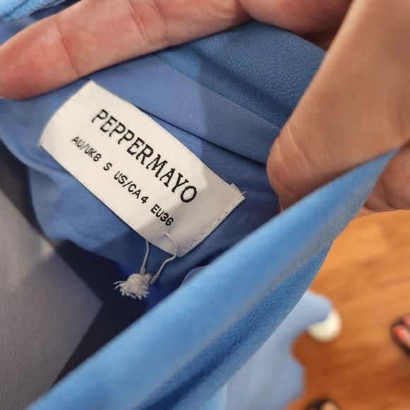 Peppermayo | NWT Shelly Midi Dress Azure Size 4 - Picture 7 of 7